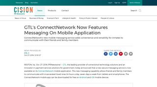 GTL's ConnectNetwork Now Features Messaging On Mobile Application