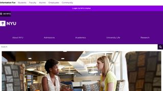 NYU Connect for Advisors & Student Services