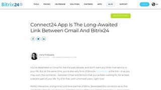 Connect24 App Is The Long-Awaited Link Between ... - Bitrix24: Blogs