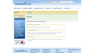 ConnectiCare Online Member Services