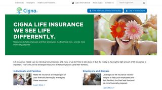 Group Life Insurance | Cigna Group and Voluntary Insurance