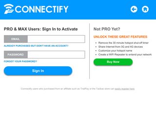 PRO & MAX Users: Sign In to Activate - Connectify