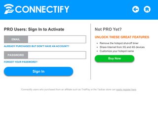 PRO Users: Sign In to Activate - Connectify