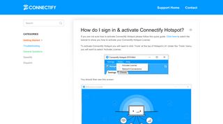 How do I sign in & activate Connectify Hotspot 2018? - Connectify ...