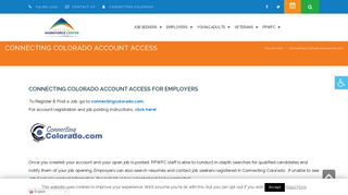 Connecting Colorado Account Access - Pikes Peak Workforce Center
