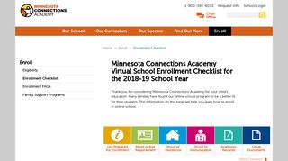 Virtual School Enrollment Checklist | Minnesota Connections Academy