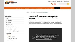 Connexus | Oregon Connections Academy Online Learning Platform