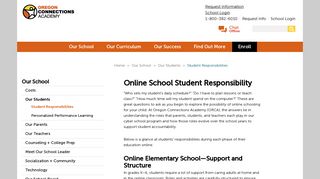 Online Student Accountability | Oregon Connections Academy