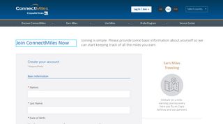 Join ConnectMiles | ConnectMiles | Copa Airlines