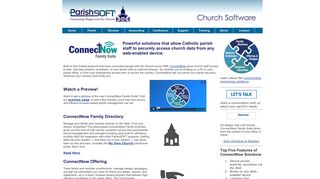 ConnectNow Family Suite, by ParishSOFT - Catholic Church Software
