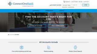 Personal Bank Accounts | NJ & NY Bank Account | ConnectOne Bank