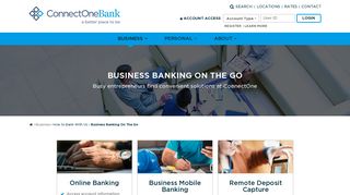 Online & Mobile Business Banking | NJ & NY Bank | ConnectOne Bank