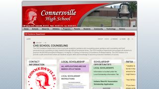 Guidance Department - Connersville High School - School Websites ...