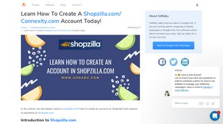 Shopzilla.com (connexity.com.)- Learn How To Create An Account In ...