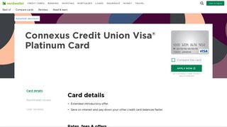 Connexus Credit Union Visa® Platinum Card - NerdWallet