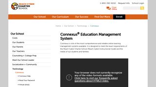 Connexus® | Reach Cyber Charter School - Connections Academy