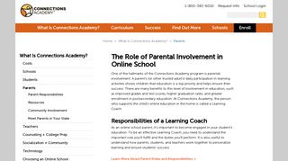Parent Involvement in Online Education | Connections Academy