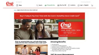 Apply In-Store for the Conn's Store Credit Card