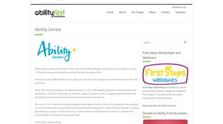 Ability First Australia - Ability Centre