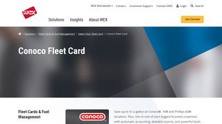 Conoco Fleet Card | Fleet Cards & Fuel Management | Solutions ...