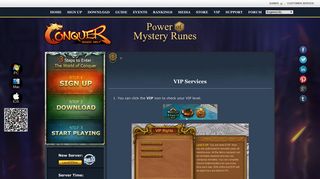 VIP Services - A Free Classic PVP Online MMO and ... - Conquer Online