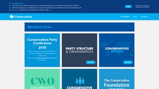 Members Area - The Conservative Party
