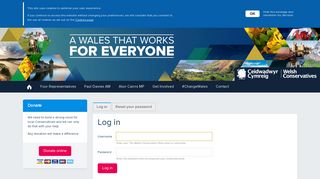 Log in | The Welsh Conservative Party