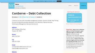 ConServe – Debt Collection