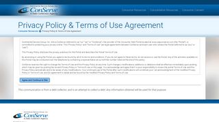 Privacy Policy & Terms of Use Agreement