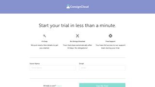 Sign Up | ConsignCloud