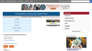Consolidated Community Credit Union - Portland, OR
