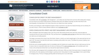 Consolidated Credit - Consumercredit.com