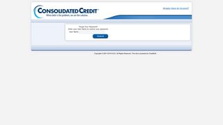 Forgot Password? - Client Service Center - Consolidated Credit ...
