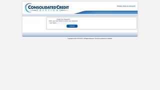 Forgot Password? Click Here - Consolidated Credit Counseling ...