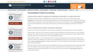 Consolidated Credit Counseling - Consumercredit.com