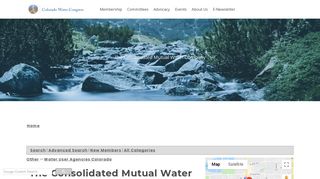 The Consolidated Mutual Water Company - Colorado Water Congress