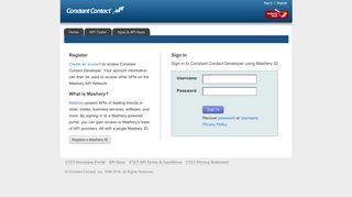 Constant Contact API Key