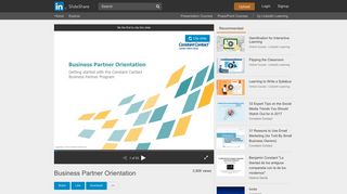 Business Partner Orientation - SlideShare
