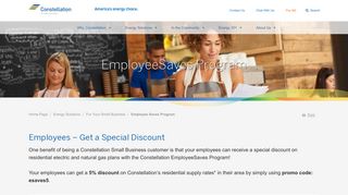 Employee Saves Program | Constellation