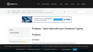 Firebase - Sync data with your Construct 2 game | Shatter-Box