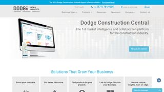 Dodge Data and Analytics | Construction Projects and Bidding