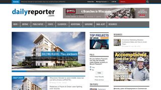 The Daily Reporter – WI Construction News & Bids – Wisconsin's ...