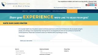 MyExperience - Consulate Health Care