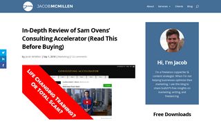 In-Depth Review of Sam Ovens' Consulting Accelerator (Read Before ...