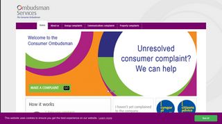 The Consumer Ombudsman home page