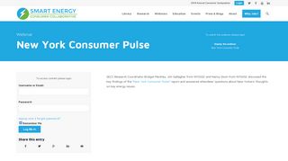 New York Consumer Pulse Webinar | Smart Energy Consumer ...