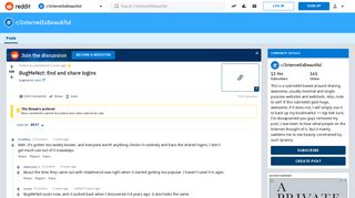 BugMeNot: find and share logins : InternetIsBeautiful - Reddit