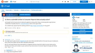 Is there a subreddit similar to Consumer Reports thats actually ...