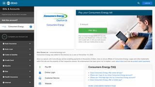 Consumers Energy: Login, Bill Pay, Customer Service and Care ...