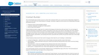Contact Builder - Salesforce Help